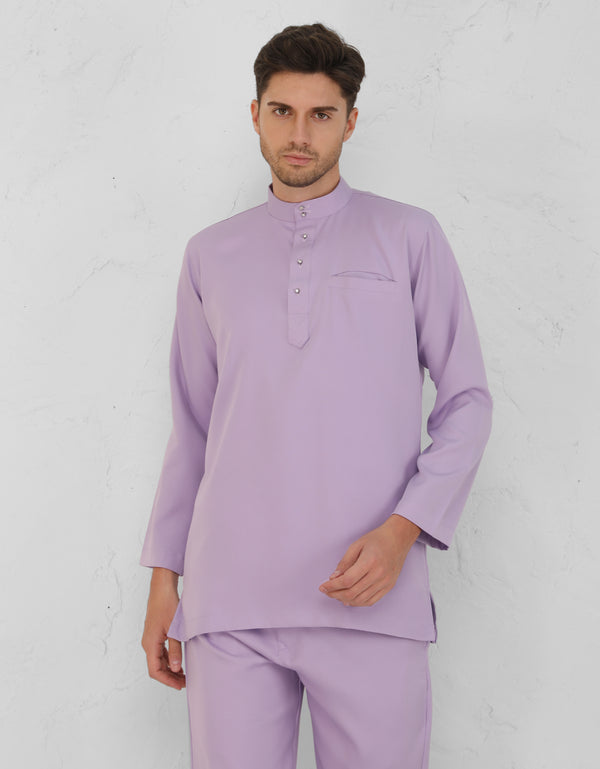 BAJU MELAYU FIRASH (S/FIT) (LILAC)